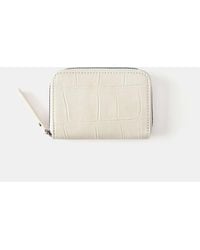 Pull&Bear - Portefeuille texturé écru - Lyst