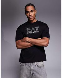 EA7 - Armani Train Visibility Relaxed Fit T-Shirt - Lyst