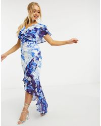 lipsy 2 in 1 lace detail dress with pleated skirt in multi