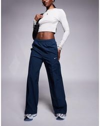 Nike - Trend Woven Mid Rise Wide Leg Trousers - Lyst