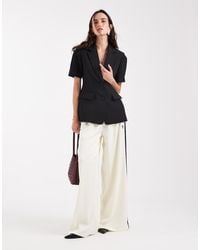 ASOS - Tailored Molded Hips Puff Sleeve Blazer - Lyst