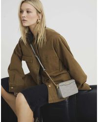 River Island - Faux Leather Quilted Cross Body Bag - Lyst