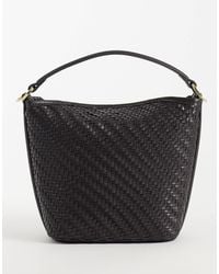 Mango - Small Woven Bucket Bag - Lyst