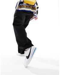 Nike - Cortez - baskets en cuir - , noir et bleu - Lyst