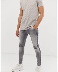 sik silk grey jeans
