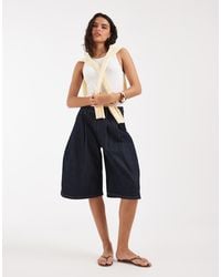 ASOS - Horseshoe Denim Jorts - Lyst