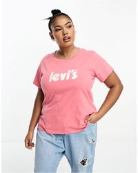 Levi's - Plus Perfect T-shirt With Poster Logo - Lyst