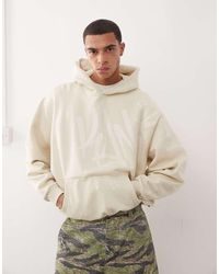 Karlkani - Sudadera Con Capucha Y Logo Gráfico De Firma De -Neutro - Lyst