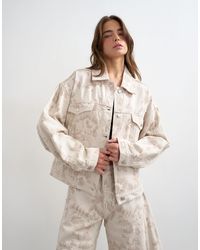 TOPSHOP - Denim Balloon Jacket - Lyst