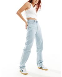 Weekday - Rowe - jeans dritti regular fit opulento a vita super alta - Lyst