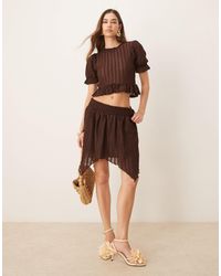 ASOS - – gesmokter minirock - Lyst