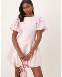 Sister Jane Sway Tulle Ruffle Mini Dress in Blue | Lyst