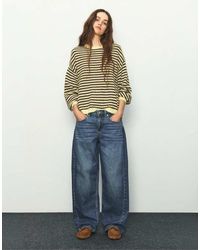 Pull&Bear - Low-Rise Barrel Jeans - Lyst