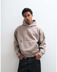 PUMA - Essentials Heavy Fleece Boxy Hoodie Oversized - Lyst