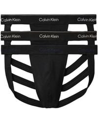 Calvin Klein - Icon Cotton Stretch 3 Pack Jockstraps - Lyst