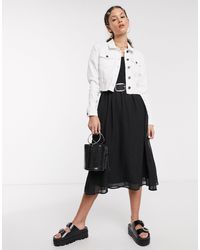 noisy may oversized denim jacket