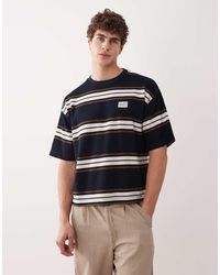 ASOS - Heavyweight Boxy Oversized T-shirt With Chest Embroidery - Lyst