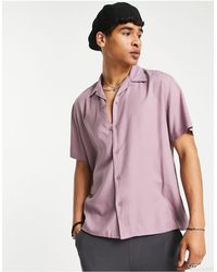 Reclaimed (vintage) - Inspired - chemise en viscose avec col à revers - Lyst