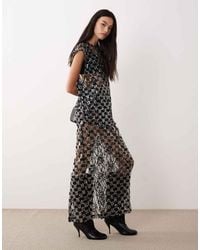 Vrg Grl - Embellished Midaxi Skirt - Lyst