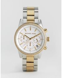 MICHAEL Michael Kors - Mk5615 Silver Mini Parket Watch - Lyst