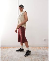 Aape By A Bathing Ape - Aape by a bathing ape – locker sitzende shorts aus schwerem strickstoff - Lyst