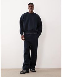 ASOS - – jogginghose aus schwerem, neoprenartigem material - Lyst