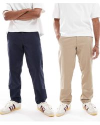 Jack & Jones - 2 Pack Kane Relaxed Fit Chino - Lyst