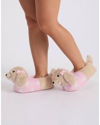 Boux Avenue - Sausage Dog Plush Novelty Slippers Super Soft Loungewear - Lyst