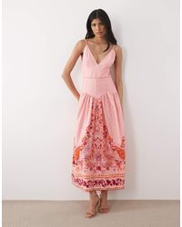 Hope & Ivy - V-neck Cami Maxi Dress - Lyst