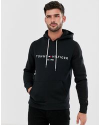 tommy black hoodie
