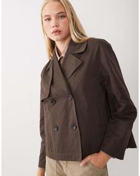 Mango - Teen Cropped Trench - Lyst