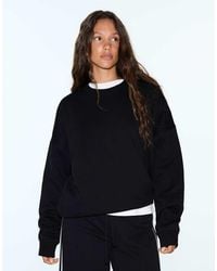 Bershka - Round Neck Sweatshirt - Lyst