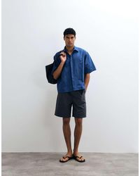 ASOS - Oversized Shirt With Placket Detail - Lyst