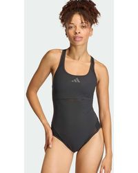 adidas Originals - Lanelux Y-Back Mesh Swimsuit - Lyst