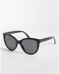 Vero Moda - – große, abgerundete sonnenbrille - Lyst