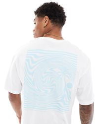 Jack & Jones - Oversized T-shirt With Palm Tree Backprint - Lyst