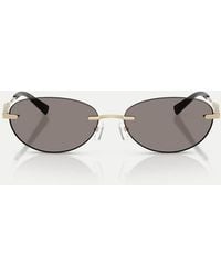 Michael Kors - Manchester Oval Sunglasses With Lens - Lyst