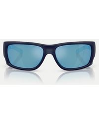 Arnette - Flipside Rectangle Polarised Sunglasses With Mirrored Lens - Lyst