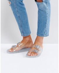clear jelly birkenstocks