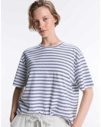 Oysho - Striped Short-sleeved T-shirt - Lyst