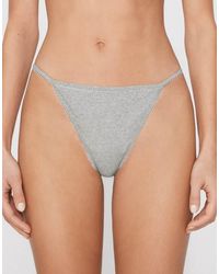 Tezenis - Cotton Cutie Tanga Panel G-String - Lyst