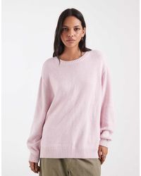 Hollister - Knitted Boxy Crew Neck Sweater - Lyst