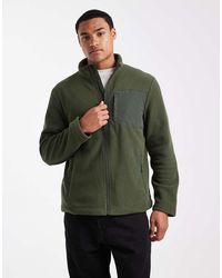 New Look - Tech Fleece Jacket - Lyst
