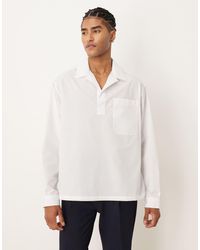 ASOS - Oversized Overhemd Met Reverskraag Zonder Sluiting - Lyst
