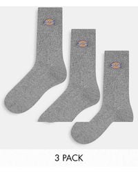 Dickies - Valley Grove 3 Pack Crew Socks - Lyst