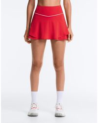 Oysho - Comfortlux High-Rise Piping Mini Skirt - Lyst