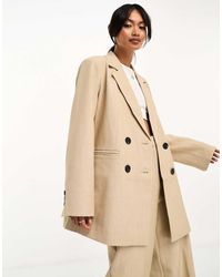 Y.A.S - Tailored Double Breasted Blazer Co-Ord - Lyst