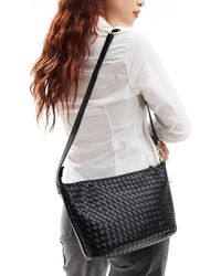 Glamorous - Woven Detail Shoulder Bag - Lyst