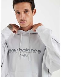 New Balance - Trackside French Terry Hoodie - Lyst