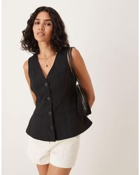 ASOS - Peplum Waistcoat - Lyst